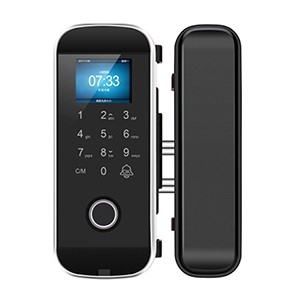 玻璃门指纹门禁锁